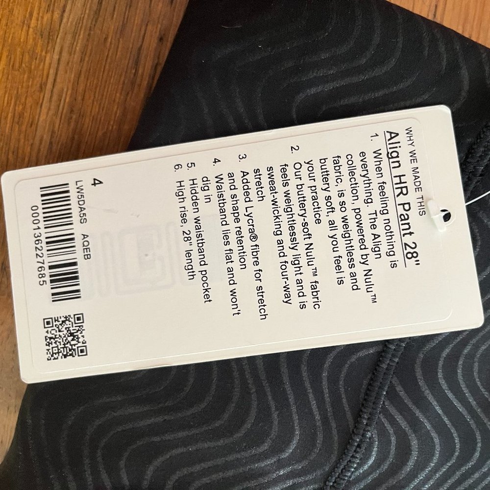Lululemon Align HR pant 28"